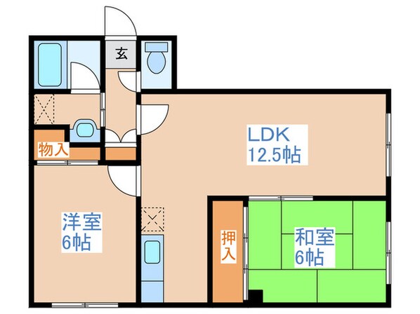 カントリ－７０の物件間取画像